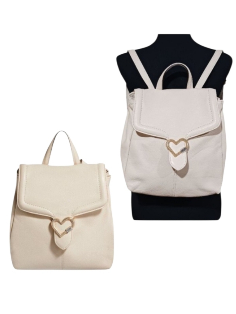 Aimee Kestenberg Lovers Lane Leather Backpack Heart